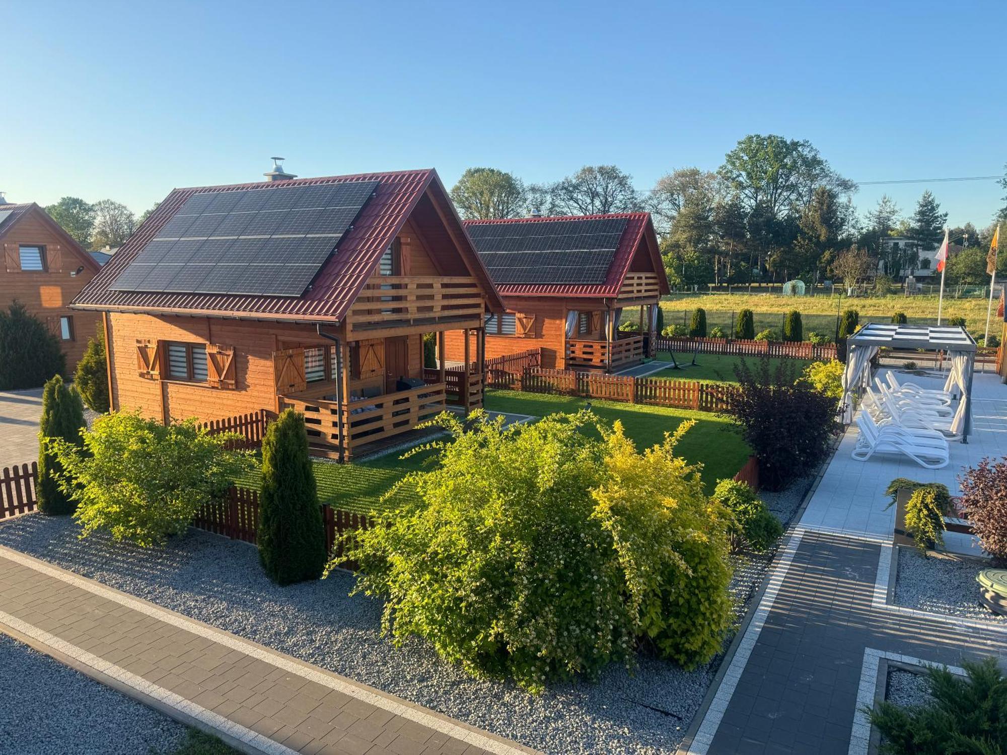 Miodowa Sadyba Domki Caloroczne Kluczbork Ligota Zamecka Exterior foto